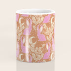 Jackalope - caramel and primrose  Coffee Mug Gallery Image 4
