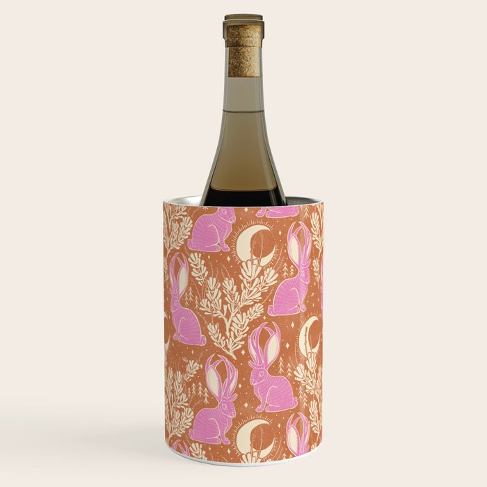 Jackalope - caramel and primrose  Wine Chiller Gallery Image 2