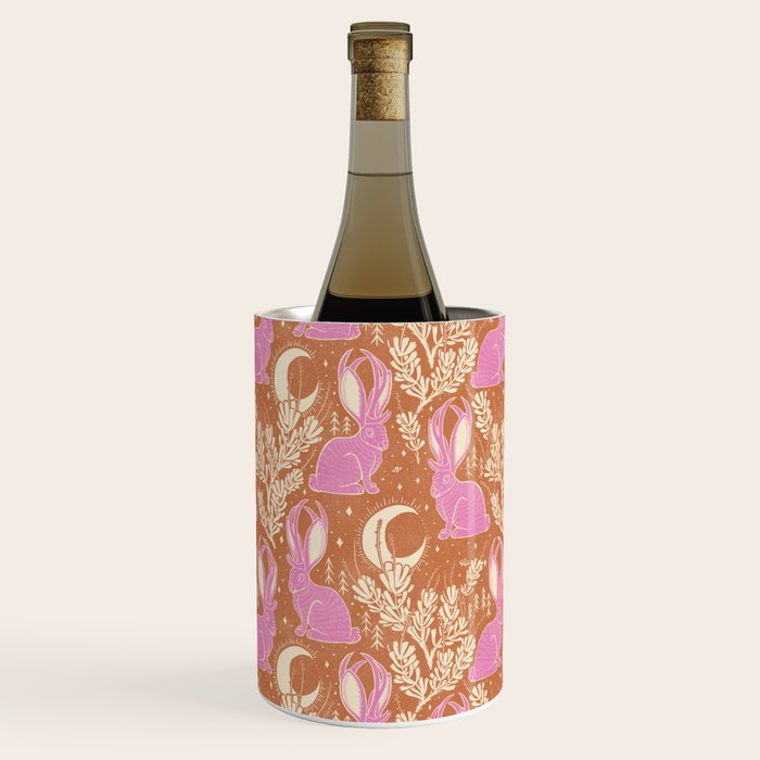 Jackalope - caramel and primrose  Wine Chiller Gallery Image 3