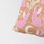 Jackalope - caramel and primrose  Pillow Sham Gallery Image 4