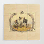 Arabian Horses - Equine Theme Vintage Illustration Wood Wall Art Gallery Image 1