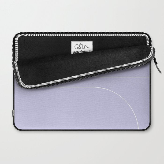 Modern Minimal Line Abstract V Laptop Sleeve Gallery Image 2