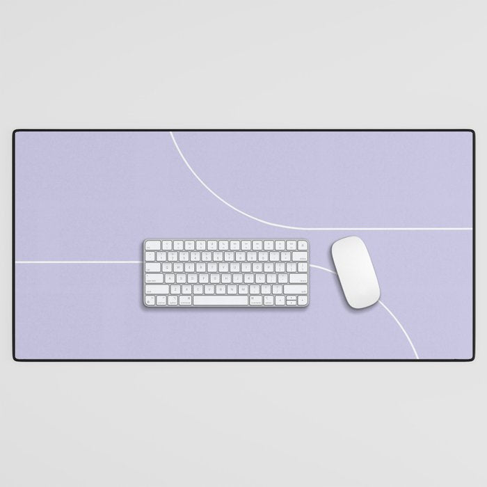 Modern Minimal Line Abstract V Desk Mat Gallery Image 1