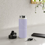 Modern Minimal Line Abstract V Water Bottle Gallery Image 4