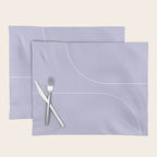 Modern Minimal Line Abstract V Placemat Gallery Image 1