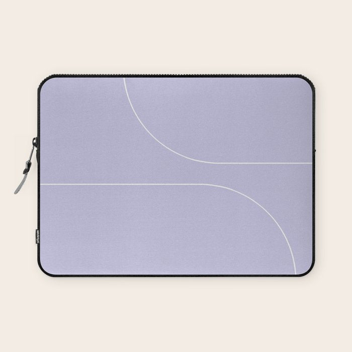 Modern Minimal Line Abstract V Laptop Sleeve Gallery Image 1