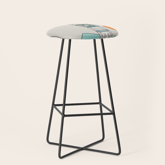 Cat Landscape 24 Stool Gallery Image 1
