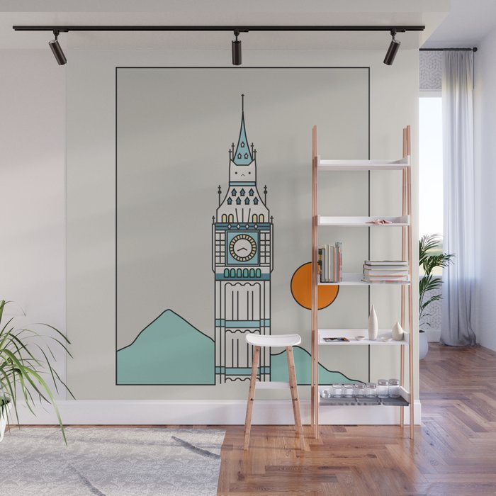 Cat Landscape 24 Wall Mural Gallery Image 1
