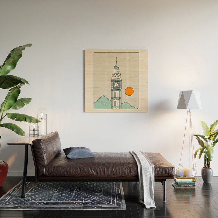 Cat Landscape 24 Wood Wall Art Gallery Image 2