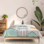 Cat Landscape 24 Comforter Gallery Image 3