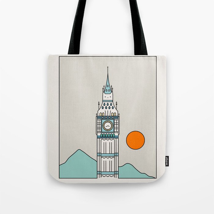 Cat Landscape 24 Tote Bag Gallery Image 1