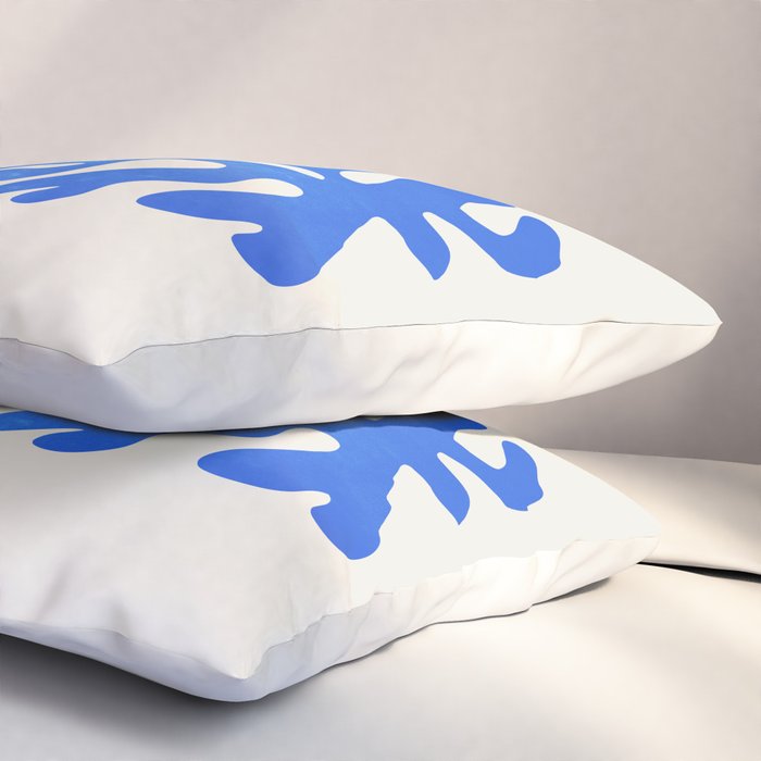 Marseille Blue: Matisse Color Paper Cutouts 03 Pillow Sham Gallery Image 3