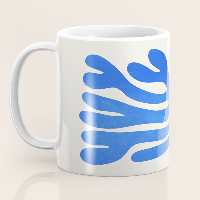 Marseille Blue: Matisse Color Paper Cutouts 03 Coffee Mug Gallery Image 3
