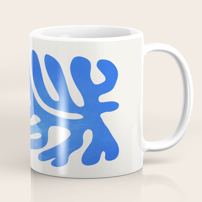 Marseille Blue: Matisse Color Paper Cutouts 03 Coffee Mug Gallery Image 1
