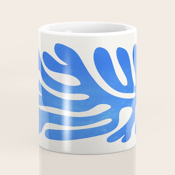 Marseille Blue: Matisse Color Paper Cutouts 03 Coffee Mug Gallery Image 4
