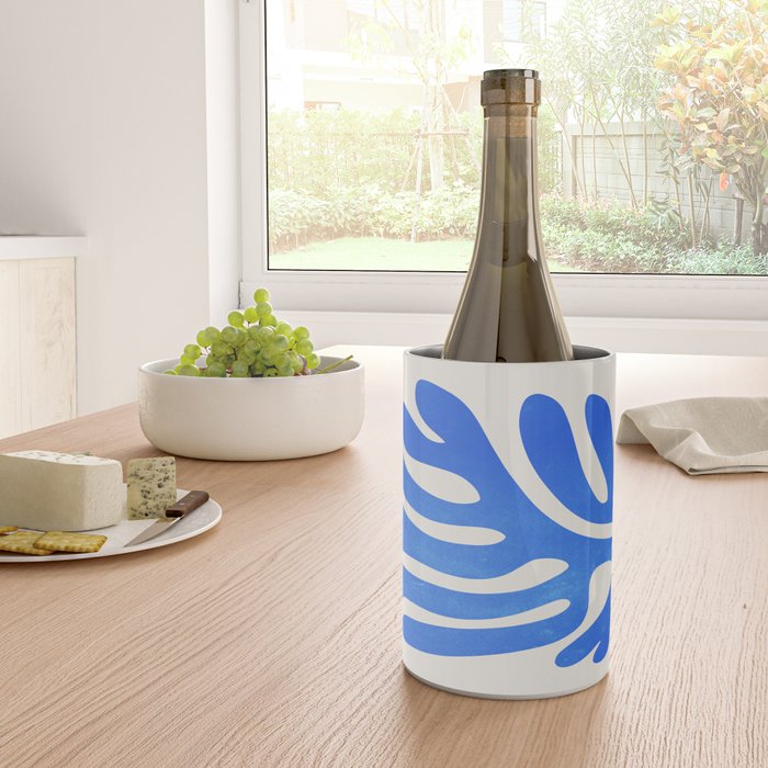 Marseille Blue: Matisse Color Paper Cutouts 03 Wine Chiller Gallery Image 4