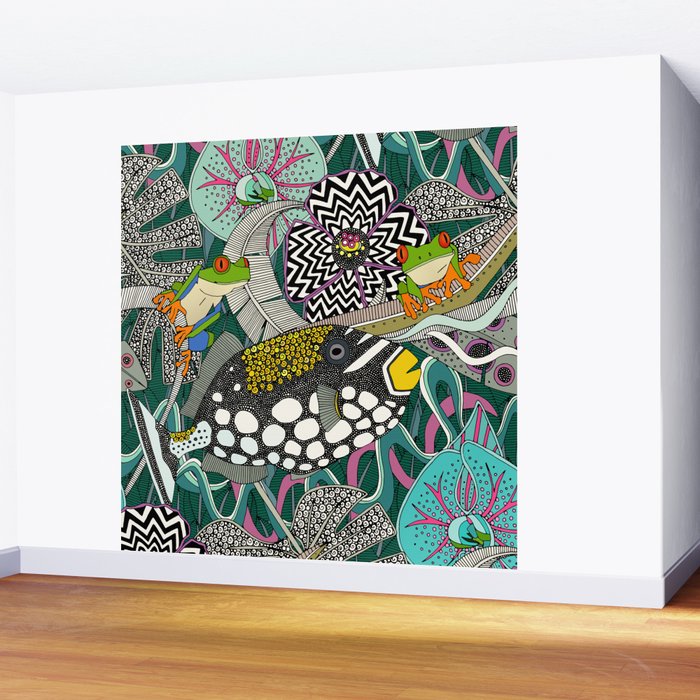ASHA green Wall Mural Gallery Image 2