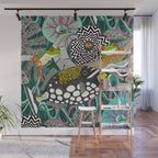 ASHA green Wall Mural Gallery Image 1