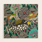 ASHA green Wood Wall Art Gallery Image 1