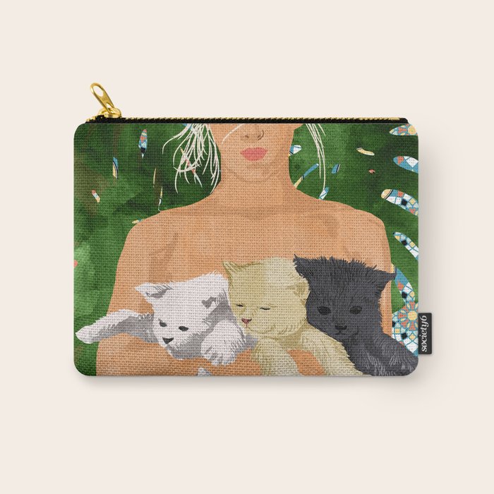 Morocco Vacay #illustration #painting Carry All Pouch Gallery Image 1