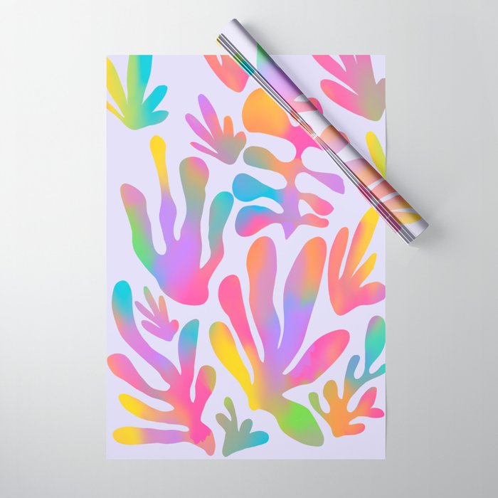 Matisse colorful pastel cutouts Wrapping Paper Gallery Image 1