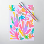 Matisse colorful pastel cutouts Wrapping Paper Gallery Image 1
