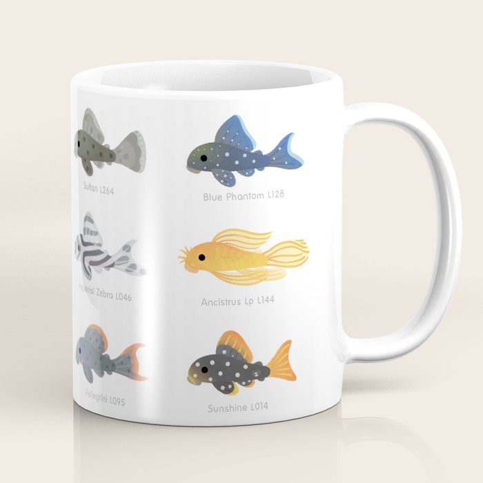 Pleco! - white Coffee Mug Gallery Image 1