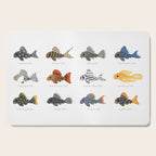 Pleco! - white Cutting Board Gallery Image 1