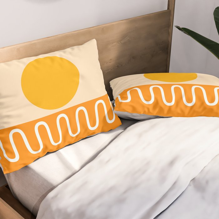 Abstract Landscape 22C Pillow Sham Gallery Image 2