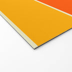 Retro Vintage Geometric Design 662 Red Orange Yellow and Beige Welcome Mat Gallery Image 2