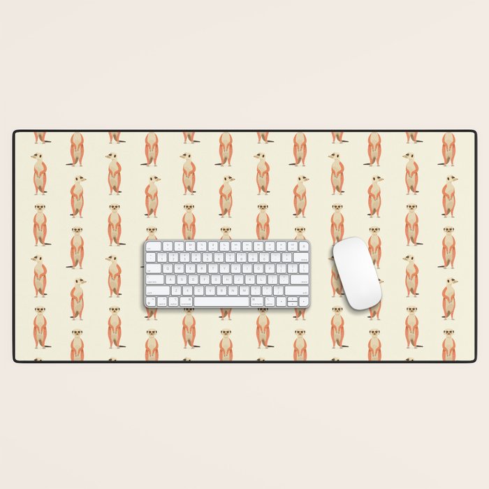 Whimsical Meerkats Desk Mat Gallery Image 1
