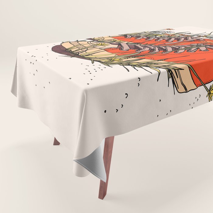 Sneakers Wildflowers Tablecloth Gallery Image 1