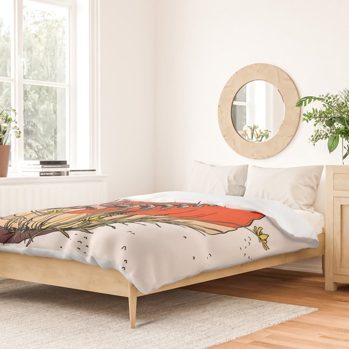 Sneakers Wildflowers Duvet Cover Gallery Image 2