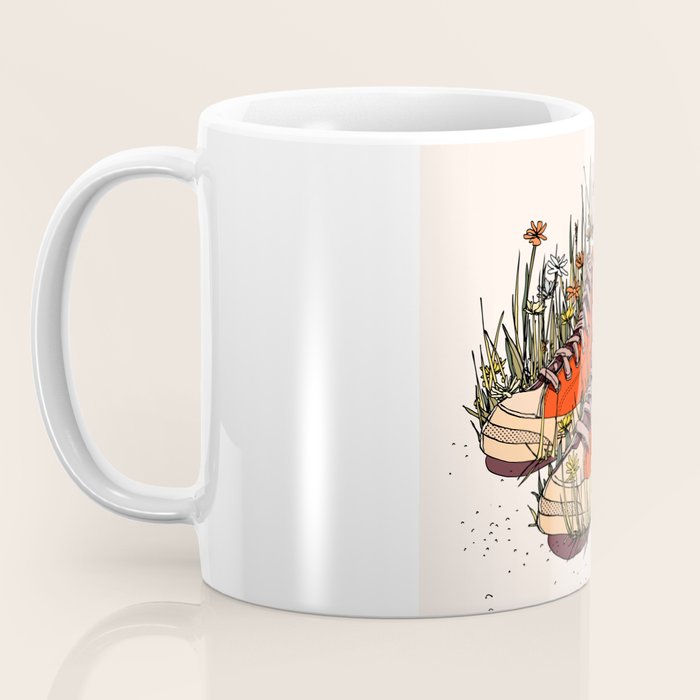 Sneakers Wildflowers Coffee Mug Gallery Image 3