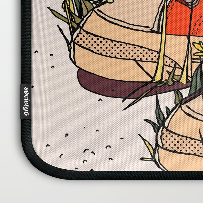 Sneakers Wildflowers Laptop Sleeve Gallery Image 3