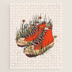 Sneakers Wildflowers Jigsaw Puzzle Gallery Image 1