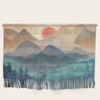 Wilderness Becomes Alive at Night Wall Hanging Gallery Image 1