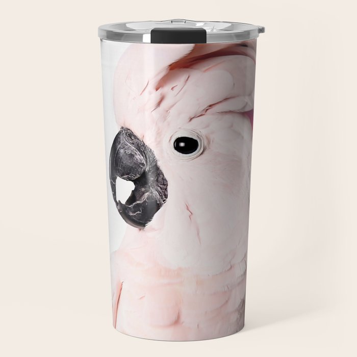 Pink Cockatoo Travel Mug Gallery Image 1