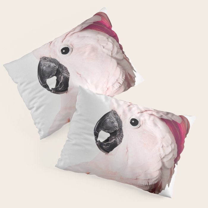 Pink Cockatoo Pillow Sham Gallery Image 1