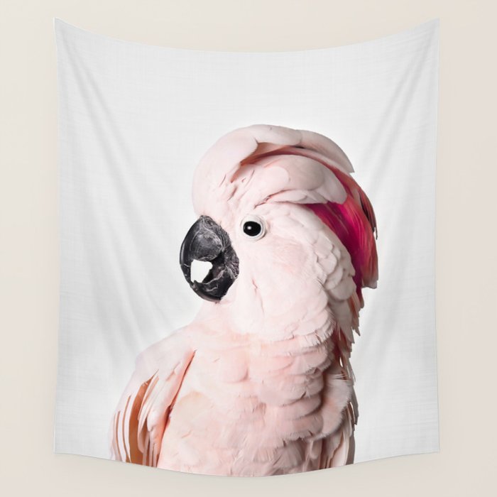 Pink Cockatoo Wall Tapestry Gallery Image 4