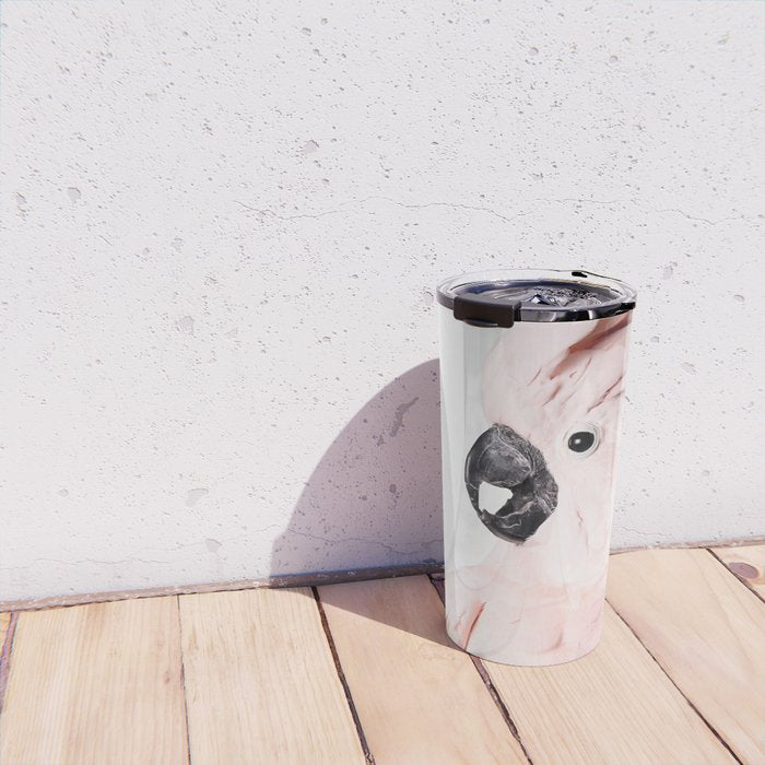 Pink Cockatoo Travel Mug Gallery Image 4