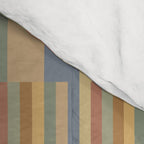 Mixed Stripes Pattern XXI Pastel Vintage Comforter Gallery Image 4