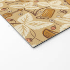 Summer Camping - Gold and cream Welcome Mat Gallery Image 2
