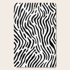 Black and white zebra stripe print art pattern Cutting Board Gallery Image 1