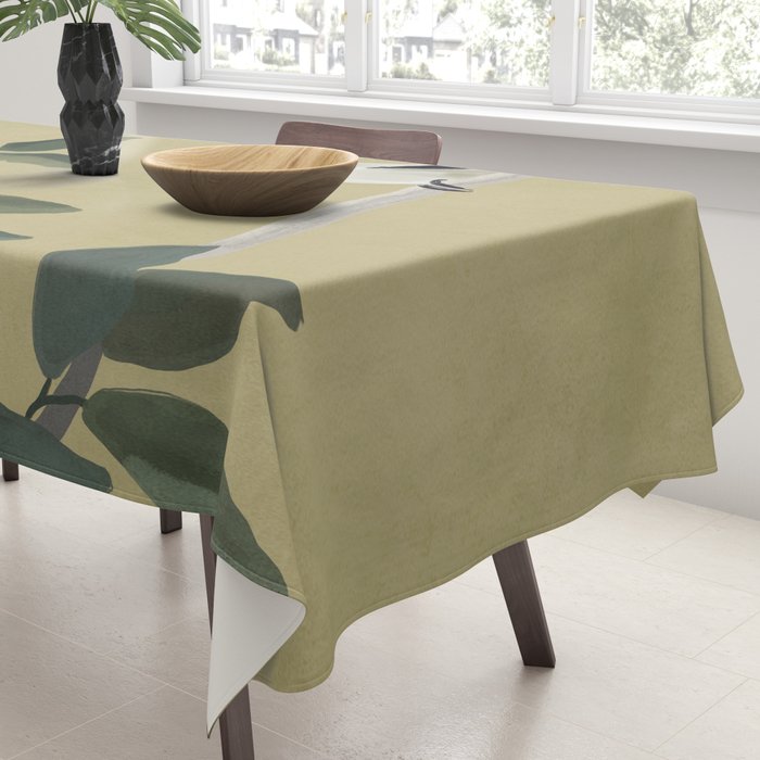 Minimalist Birds On Branch Tablecloth Gallery Image 3