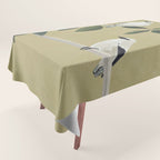 Minimalist Birds On Branch Tablecloth Gallery Image 1
