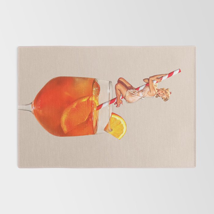 Retro Spritz Cocktail Rug Gallery Image 2