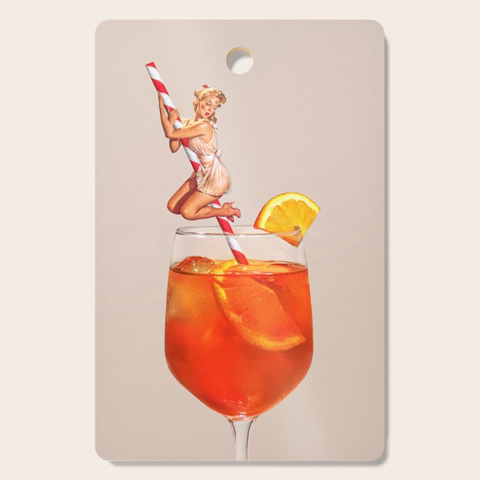 Retro Spritz Cocktail Cutting Board Gallery Image 1