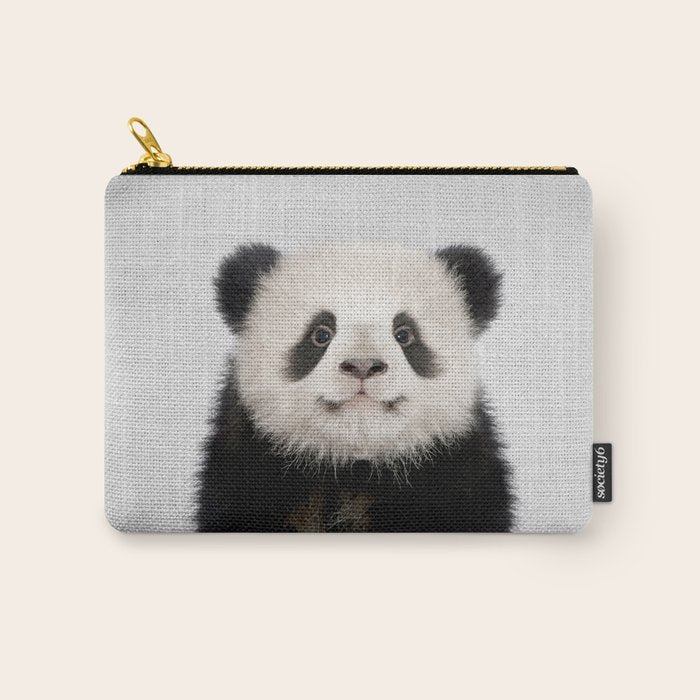 Panda Bear - Colorful Carry All Pouch Gallery Image 1