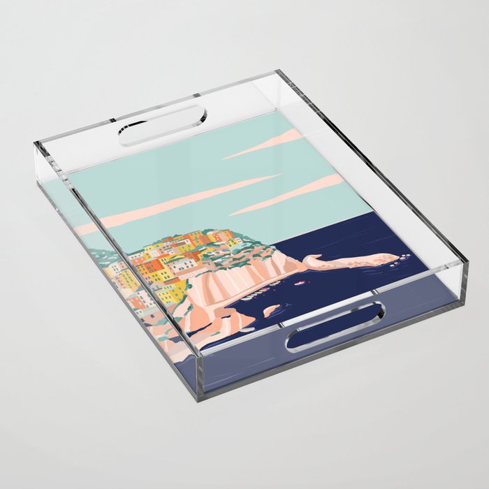 Italy, cinque terre  Acrylic Tray Gallery Image 1